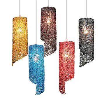 

Nordic Color Creative Aluminum Alloy Modern Home Chandelier Restaurant LED Chandelier Light Fixtures Room Decor