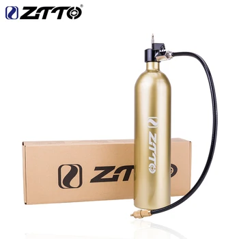 

ZTTO Tubeless Tire Inflator Tyre Air Booster Air bottle with valve Gas Cylinder 1.15L fit for MTB road bike tubeless 29" tire