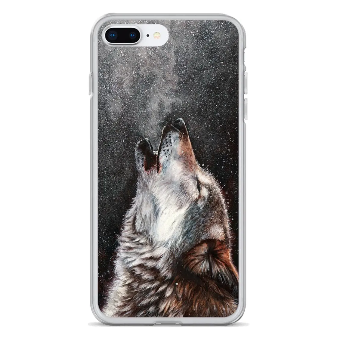 meizu phone case with stones black For Meizu M2 M3 M5 M6 NOTE M6t MX6 M3S M5S M6S Pro 5 6 Plus U20 Soft Transparent Shell Covers Animal Wolf Roaring best meizu phone cases Cases For Meizu