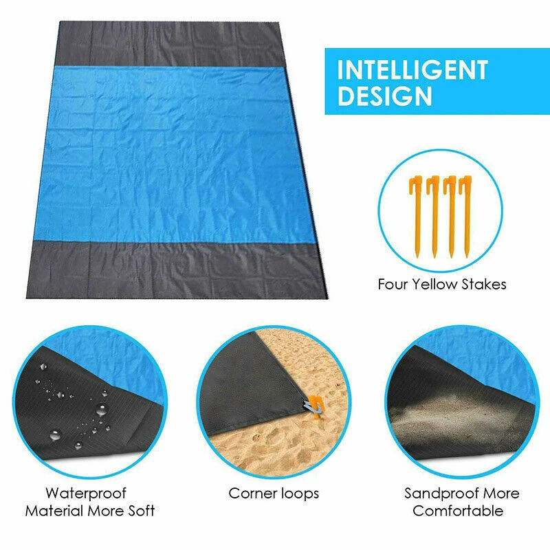 2m Camping Sandless Free Mattress Magic Beach Travel Waterproof Mat