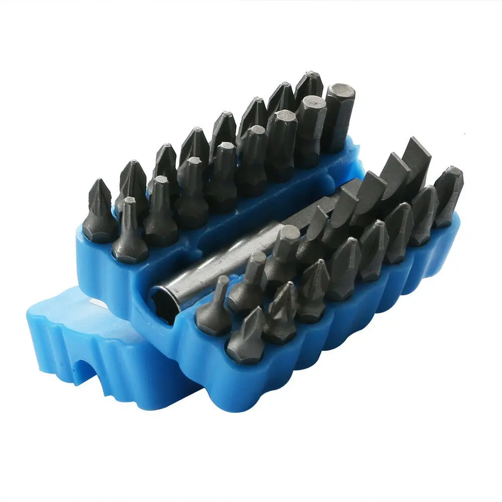 33 шт. набор защитных бит, защита от вскрытия, гаечный ключ Torx, отвертка, шестигранный держатель, стержень 60 мм, магнитный держатель для электрической отвертки