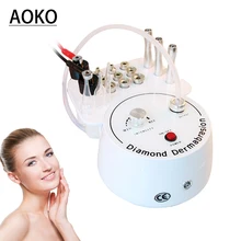 AOKO 3 in 1 Diamond Microdermabrasion Beauty Machine Vacuum Suction Tool Water Spray Facial Moisten Face Exfoliate Skin Peeling