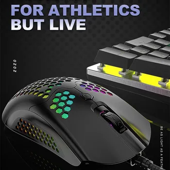 

Ergonomic Wired Gaming Mouse for Professional Gamers 6 Button LED 12000 DPI USB Computer Mouse Gamer Silent Mause with Backlight