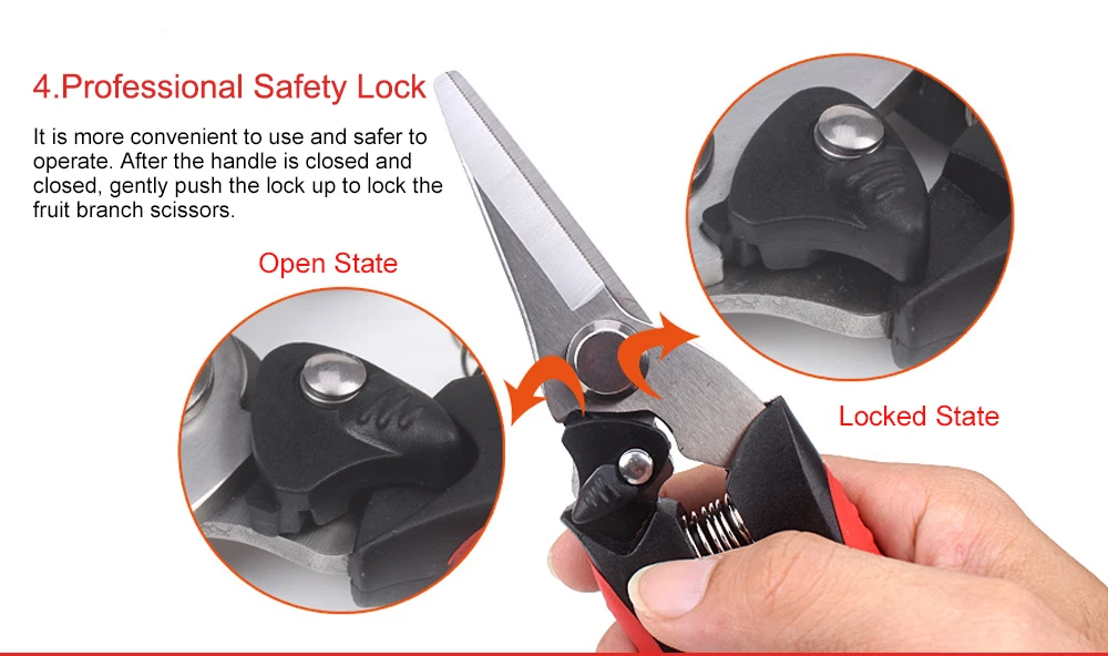 Garden Tools Tree Pruner Garden Secateurs (5)