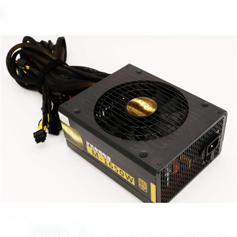 Новинка minero bitcoin Miners 1600W источник питания ATX 12V 130A выход для майнинга 6 Видеокарта gtx