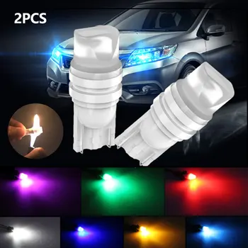 

2 Pcs T10 LED Bulb Ceramic LED Light High Brightness Interior Light Bulb Side Marker Lights