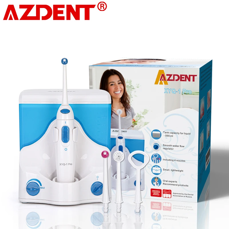 500ml Azdent Oral Irrigator Switch Water Dental Jet Flosser Portable Water Irrigator Floss Tooth Cleaner