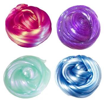 

DIY Pearl Color Crystal Mud Kids Toy Sludge Cotton Mud Plasticine Gifts