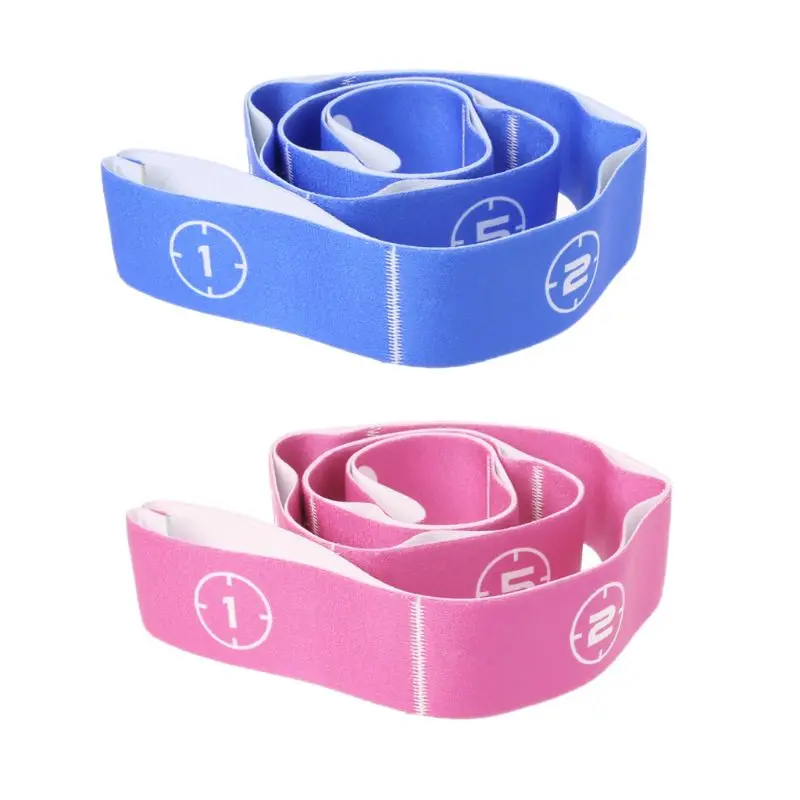 Gymnastics Adult Latin Training Bands Yoga Pilates Stretch Fitness Elastic Band M7DC