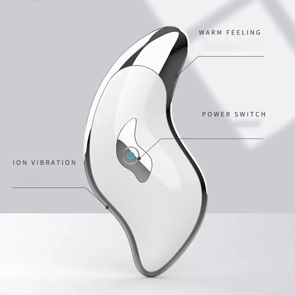 360 Degree Micro- Face "V" Shaping Massager Electric Dolphin Face Neck Scraper Facial Skin Tighten&Lifting Body Guasha