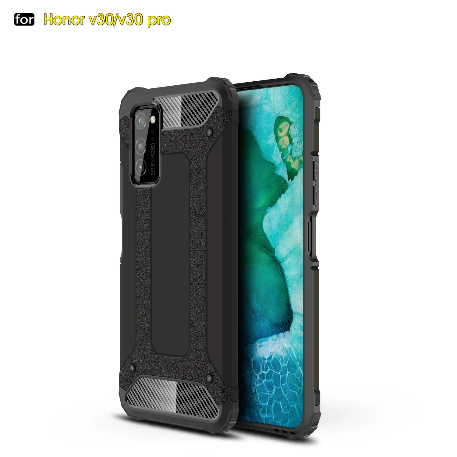 Phone Case For Huawei Honor V30 V30pro Shockproof Soft TPU Back Cover HUAWEI V30Pro Coque Fundas | Мобильные телефоны и