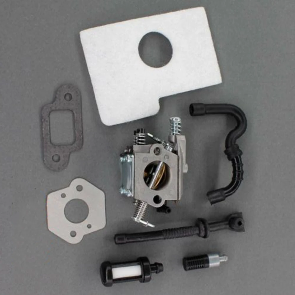 Карбюратор Carb для Stihl MS180C MS170 MS180 017 018 бензопила воздушный фильтр настройка Комплект Ремонт Часть трафаретная печать
