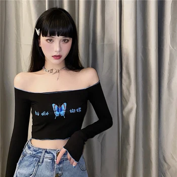 

Fashion Sexy Women T Shirt Tops Long Sleeve Sheer Slim Ladies All-Embroidered Long-Sleeved Slim-Fit T-Shirt Wild Casual