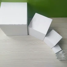 Пенополистирол пенопласт пена куб обучающий инструмент/игрушки Дети/Дети материалы для ручных поделок много размеров