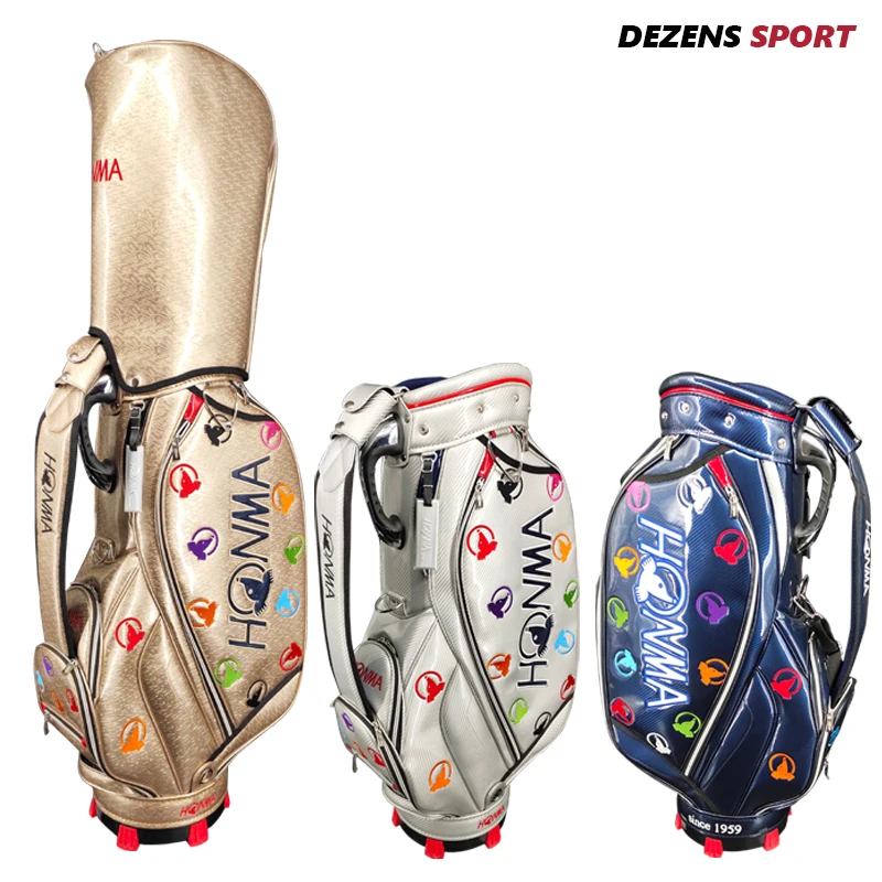 New Women Honma Golf Bag High Quality Pu Golf Standard Bag In Choice 9.