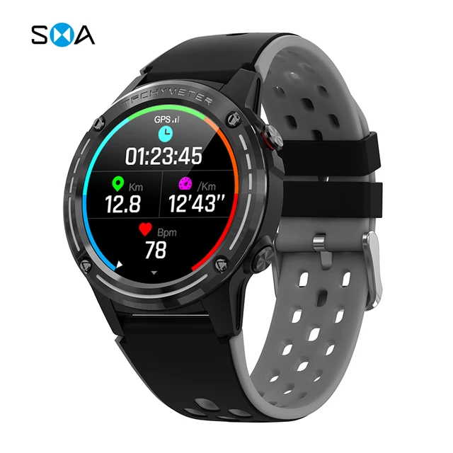 M6 Smart Watch Men Android ios Compatible Integrated GPS Strava Workout Route Bluetooth Call Smartwatch