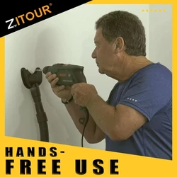 Zezzo®Mão livre coletor de poeira guarda kit universial furadeira elétrica poeira carpintaria capa protetora ferramenta dropshinpping