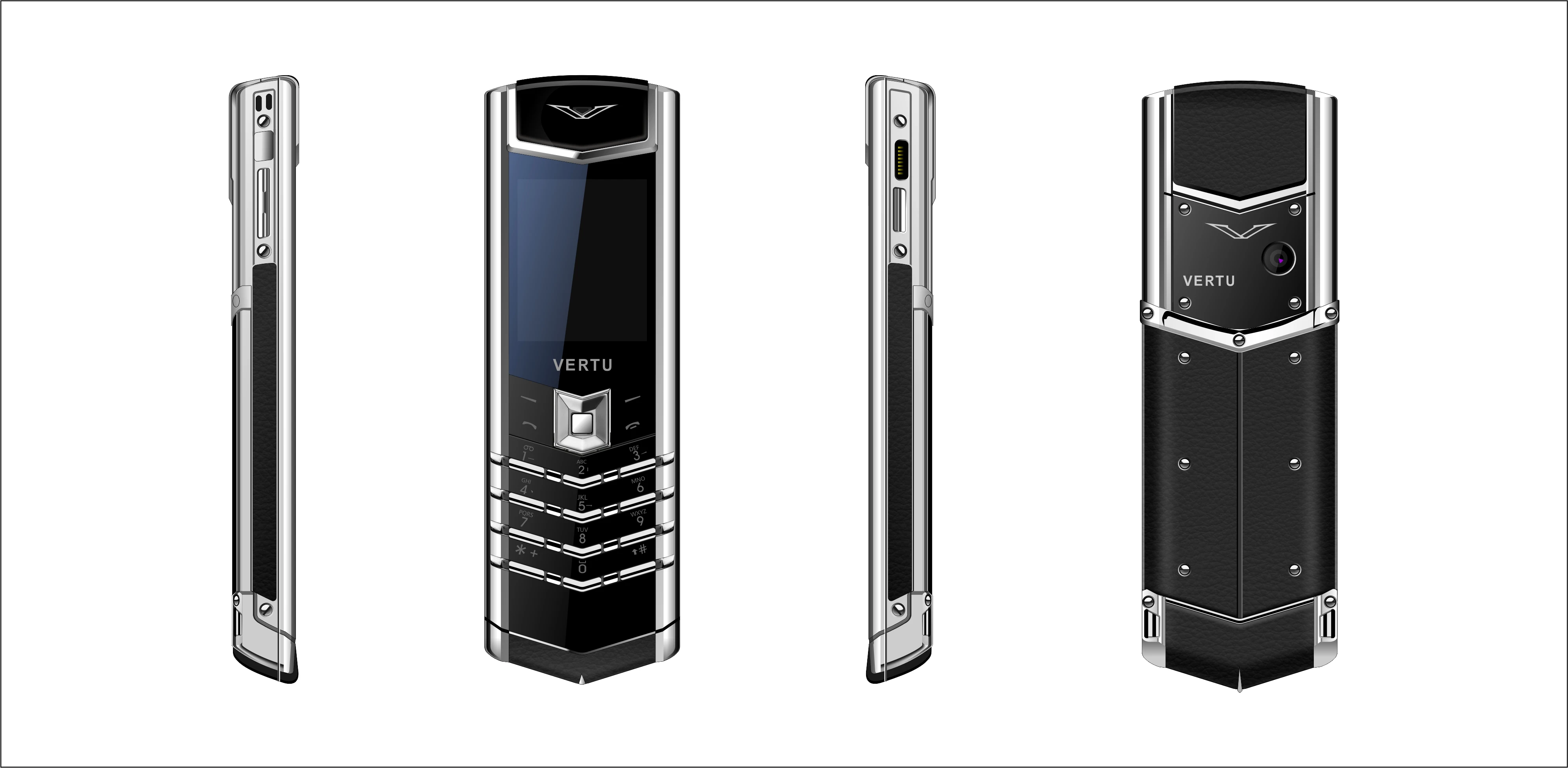 Silver Бесплатный подарок кожаные сумки Meatl тела роскошный бар телефон V10 Dual Sim Bluetooth мобильный телефон вибрации Mp3 Mp4 FM - Цвет: Silver