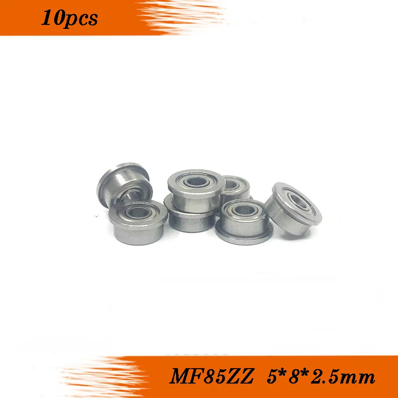 

Free shipping 10pcs F675ZZ MF85ZZ LF850ZZ FULL BALL deep groove ball bearing 5*8*2.5 mm miniature bearing with flange ABEC1