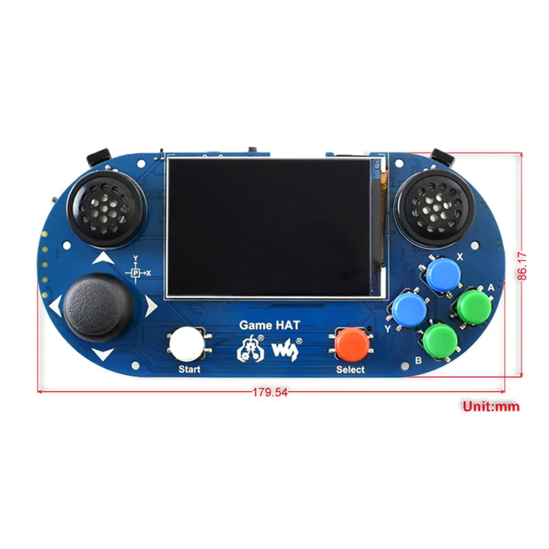 Raspberry Pi 4B/3B+/Zero игровая консоль игровая шляпа 3,5 дюймов 480*320 ips экран дисплей акриловый чехол с поддержкой Recalbox RetroPie
