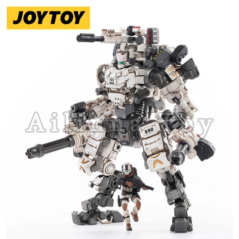 JOYTOY 1/25 Action Figure Tiekui Dual Pilot Mecha 02 – Modello Da Collezione Con Due Soldati, Per Bambini 15+