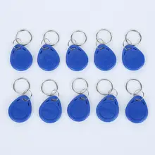 10 шт. YC-1047 ID RFID брелоки жетон NFC близость тег ID карта доступа брелок синий цвет