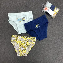 Новое Детское нижнее белье с героями мультфильмов 3 шт./партия, трусики для маленьких мальчиков хлопковые трусики для детей, шорты для мальчиков, детские трусы