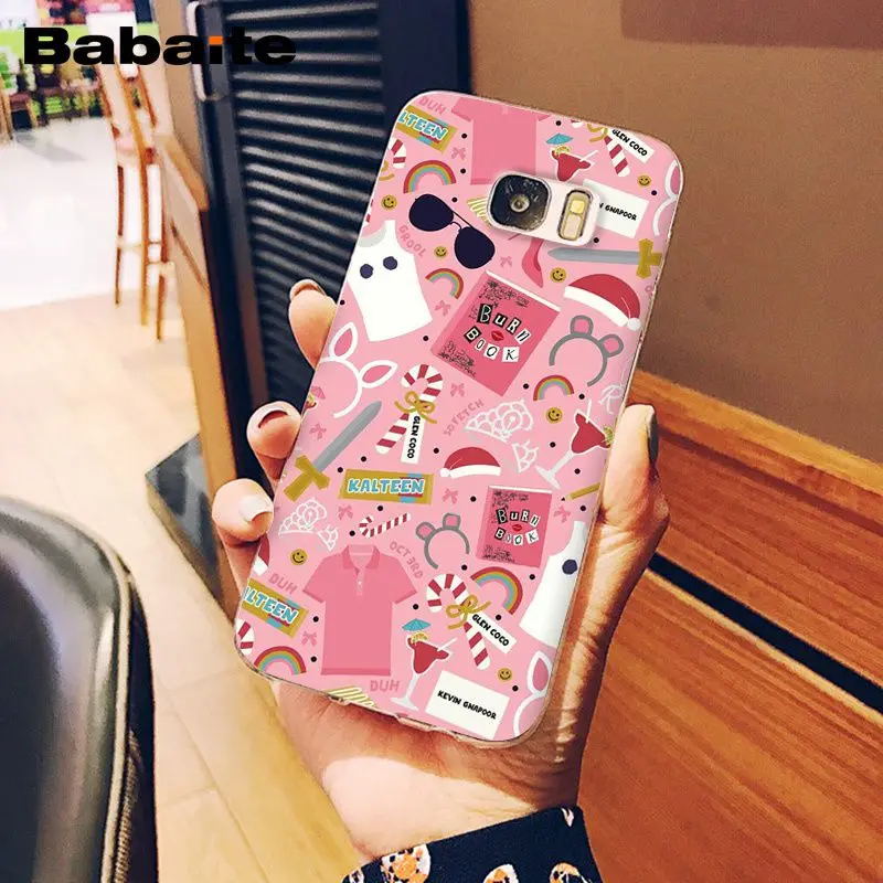 Babaite Burn Book Mean Girls Kiss Colorful Cute Phone Accessories Case for Samsung S9 S9 Plus S8 S8plus S7 S6 S5 Mobile Cases - Цвет: A2