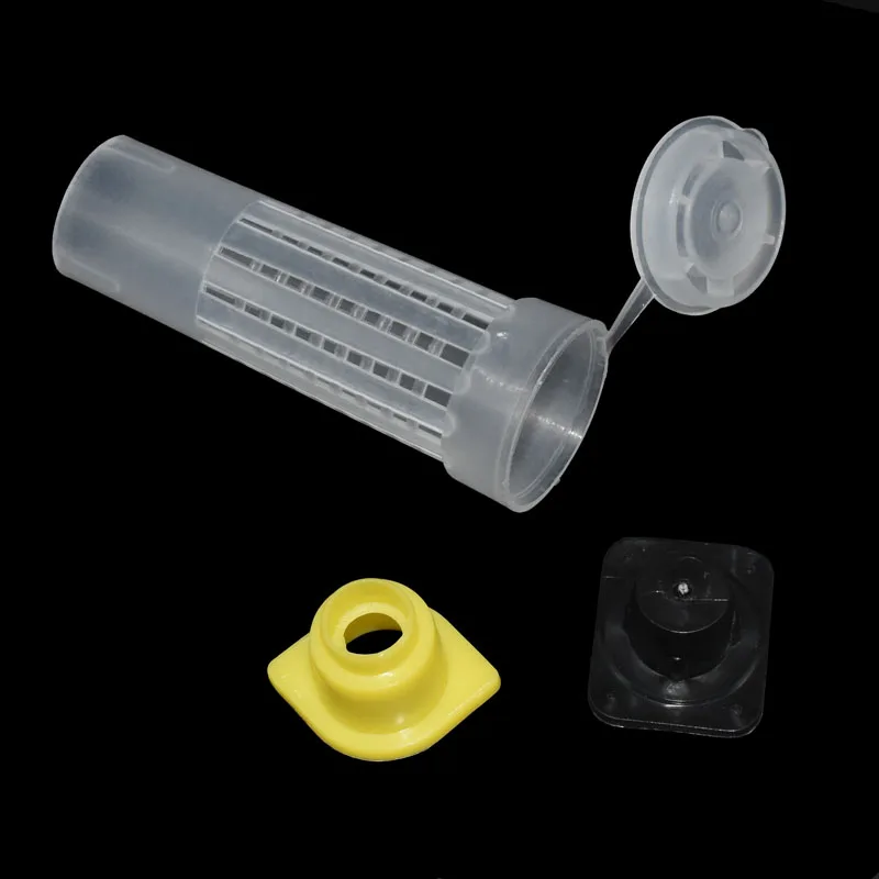 10Pcs Plastic Beekeeping Kit Rearing Queen Bee Cages Hair Roller Beekeepers Tool