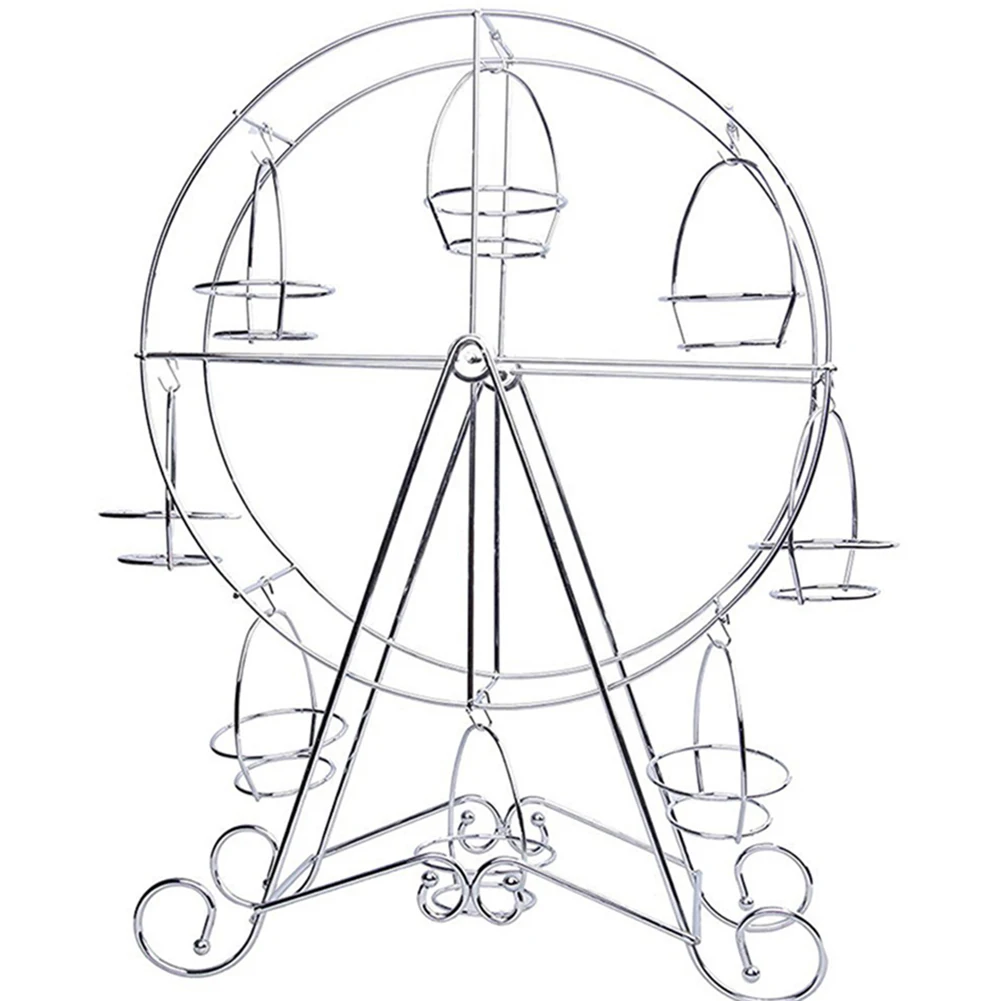 276円 人気特価 Pyd カップケーキスタンドカップケ 観覧車 8個 ーキデスタンド ィスプレイ