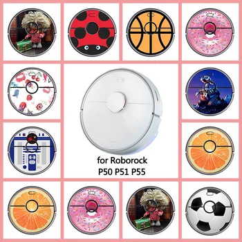 

Provide Customized Custom Cartoon Sticker for Roborock P50 P51 P55 Robot Robotic Vacuum Cleaner Skin Spare Parts Accessories
