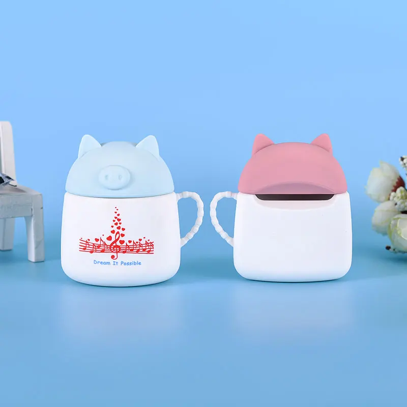 Новая пара свинок стиль 3D чашки беспроводной Bluetooth наушники чехол Защитная