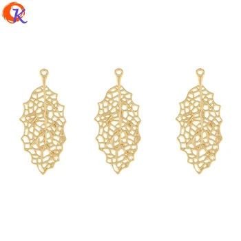 

Cordial Design 100Pcs 17*40MM Jewelry Accessories/Earrings Connectors/Leaf Shape/Hand Made/Earring Findings/Charms/DIY Making