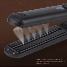 3D плавающий паровой спрей выпрямитель для волос Профессиональный турмалин керамический паровой выпрямитель плоский утюг Steampod стайлер для волос