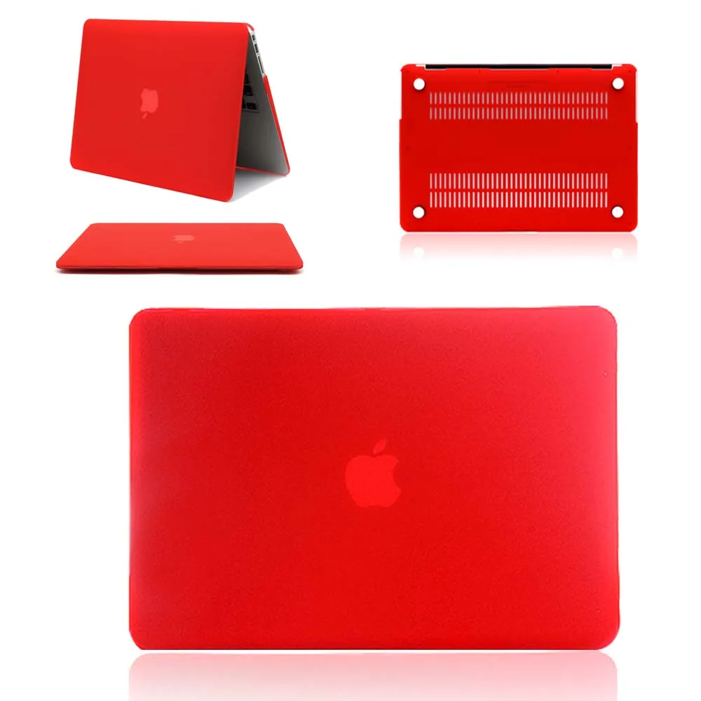 cor pura caso laptop para apple macbook air id branco