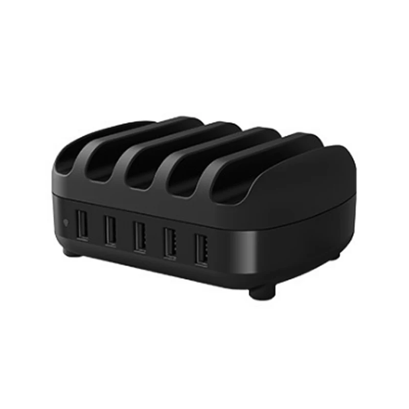 1Pc Multi-port Fast Charging Station 5/10 Ports USB Charger Stand for Smart Phone GV99