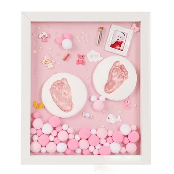 

DIY Baby Hand Mold Set 3D Handprint Footprint Makers For Newborns Baby Items Gift Non-Toxic Clay Hand Casting Kit Baby Souvenirs