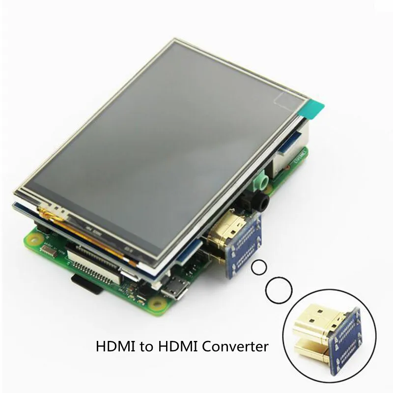 Конвертер HDMI в Micro 1080P адаптер для Raspberry Pi 3/4 5 дюймов разъем ЖК дисплея с сенсорным