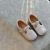 Genuine Leather Girls casual shoes Spring and Autumn Children's school Shoes Cowhide Boys leather Shoes Baby soft shoes 3