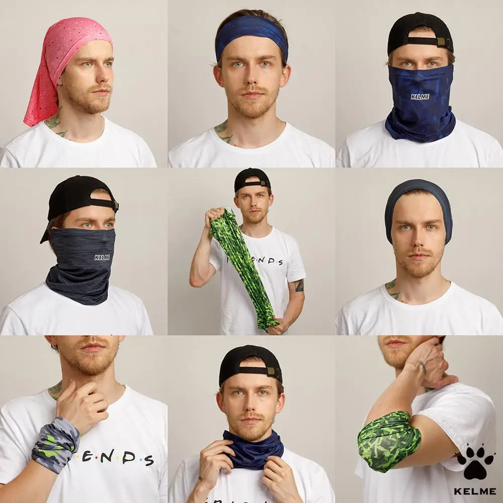 KELME Спортивная маска для лица модные банданы головной убор велоспорта