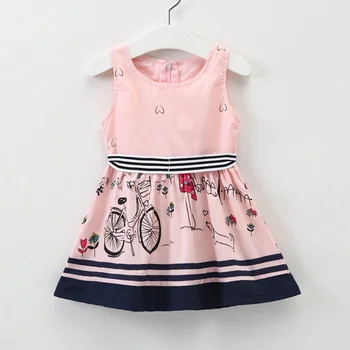 

2020 New Summer Dress Children's girls Clothing Baby Girl Dresses Party Wedding Holiday School Cute Children's Princess Dress