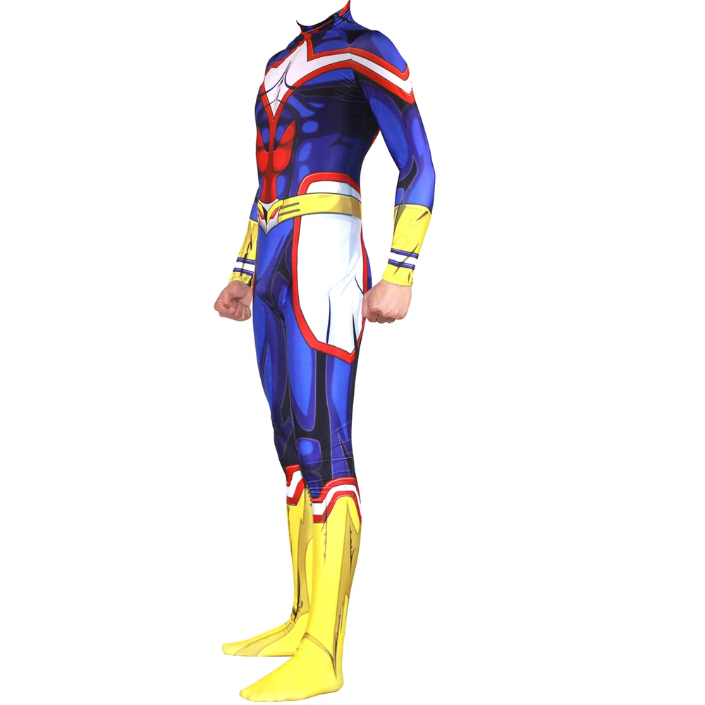 Аниме Мой герой Academy Boku no Hero academic Косплей Костюм AllMight Zentai боди костюм комбинезоны |