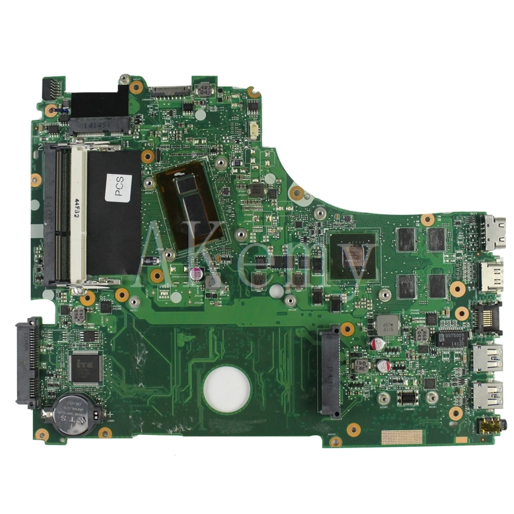 X750LB материнская плата I3 4010U CPU GT740M для For Asus X750 X750LN X750L ноутбука плата|Материнские
