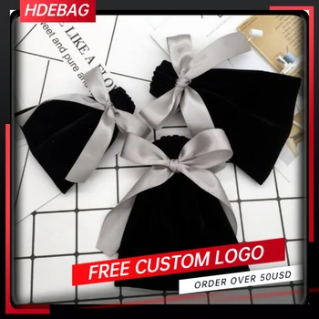 

100pcs Black Velvet Drawstring Bag Wedding Party Gift Packaging Bags Makeup Necklace Bracelet Earring Bead Storage Poches Custom