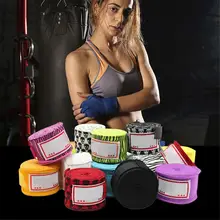 2 шт. 5 м кик боксерский бандаж на запястье ремешки спортивные Санда Тхэквондо перчатки для рук Обертывания Бинты Муай Тай защита запястья