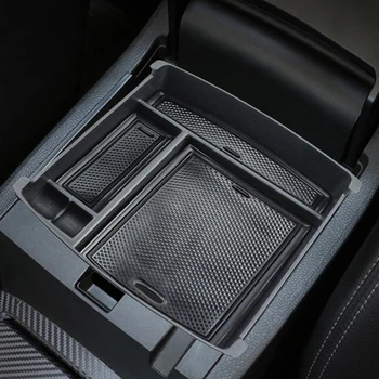 

Armrest Storage Tray Console Organizer with Non Slip Mat Outdoor Personal Car Parts Decoration for Honda Accord 18-20