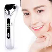 Инструмент для очищения лица, импортного и экспортного массажа, ионная вибрация, инструмент для красоты и теплой кожи, оборудование для красоты