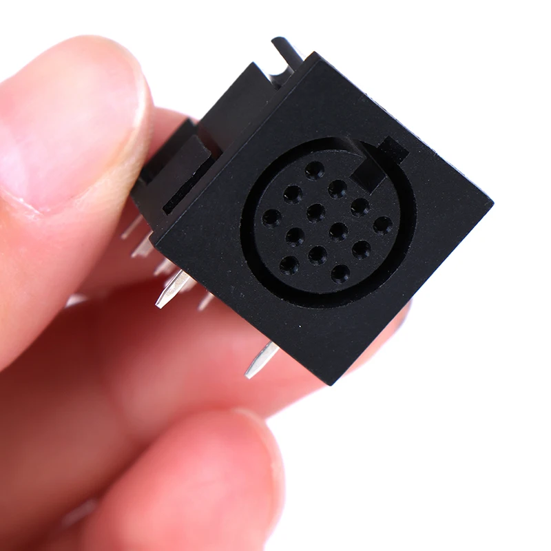 

1PCS New Hot Sale DIN Plug Jack 13 Pin Female Circular Jack Female PCB Mount Connector S Terminal