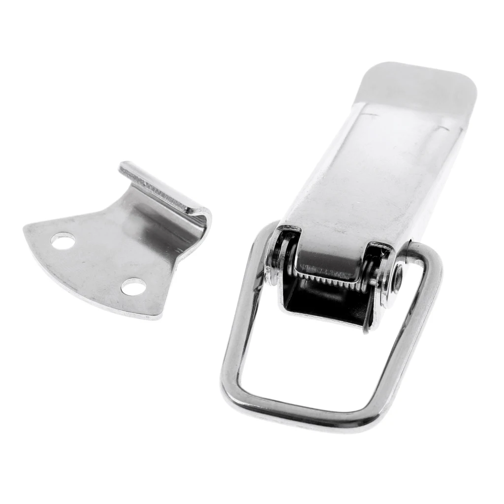 2x Heavy Duty 316 Stainless Steel Boat Locker Anti-Rattle Latch Hatch Door Fastener Clamp Rowing Boats