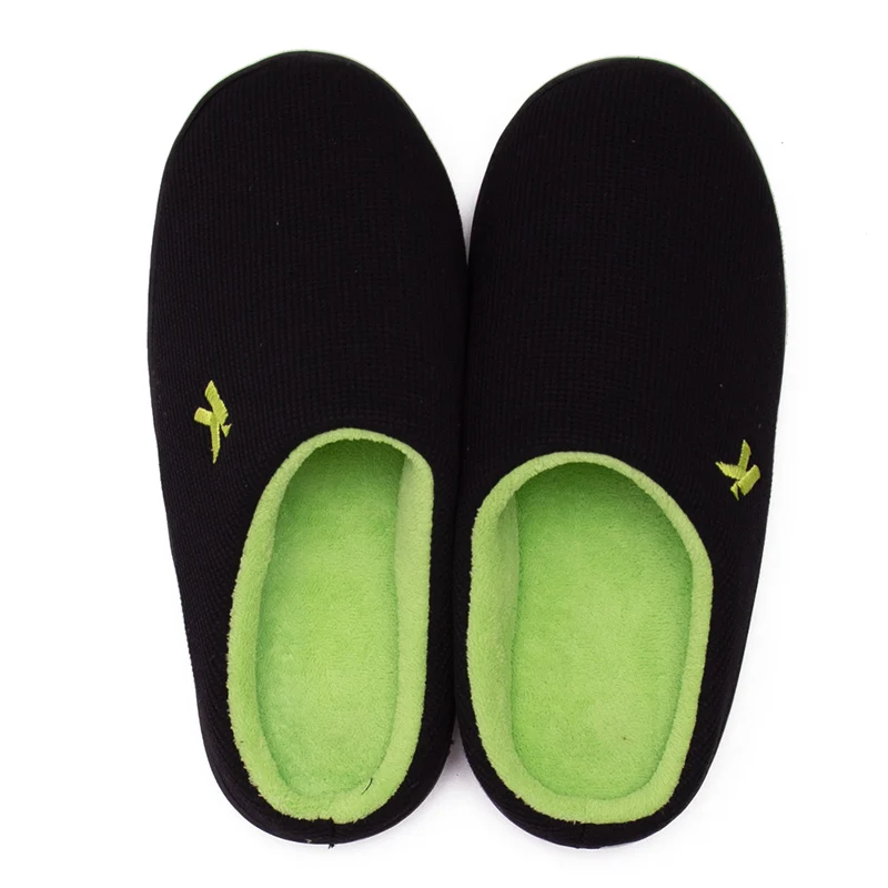 

Unisex Winter Home Keep Warm Solid Color Casual All-match Flat Anti-slip Concise Slipper